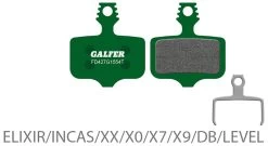 Pro Disc Beläge Für Avid/Sram -Fahrrad Angebote 20113771 Galfer Pro Disc Belage fur Avid Sram FD459G1554T 4