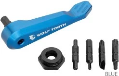 Axle Handle Multitool -Fahrrad Angebote Wolf Tooth Axle Handle Multi Tool Blue 3