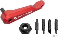 Axle Handle Multitool -Fahrrad Angebote Wolf Tooth Axle Handle Multi Tool Red 2